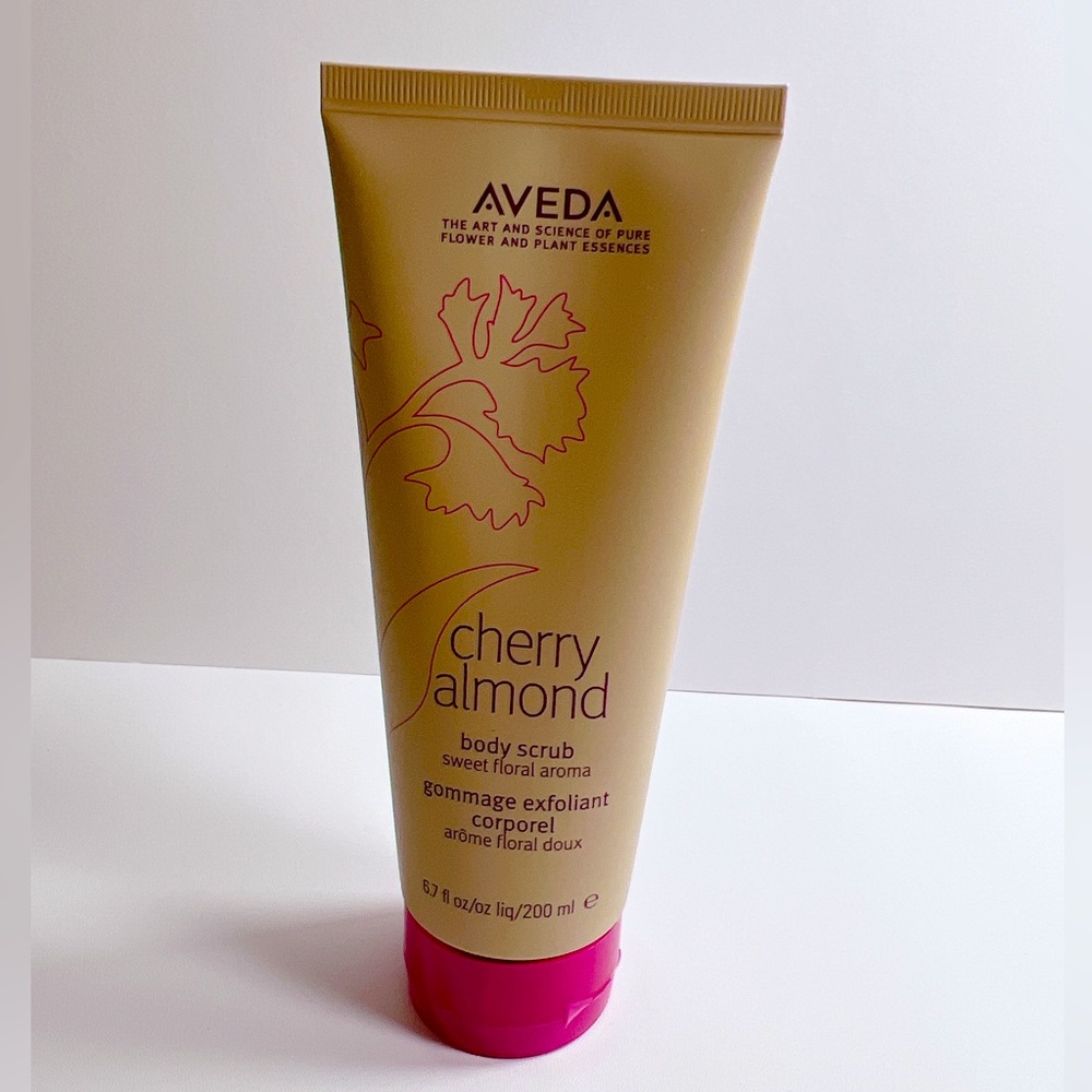 Aveda Cherry Almond Body Scrub 6.7oz/200ml New